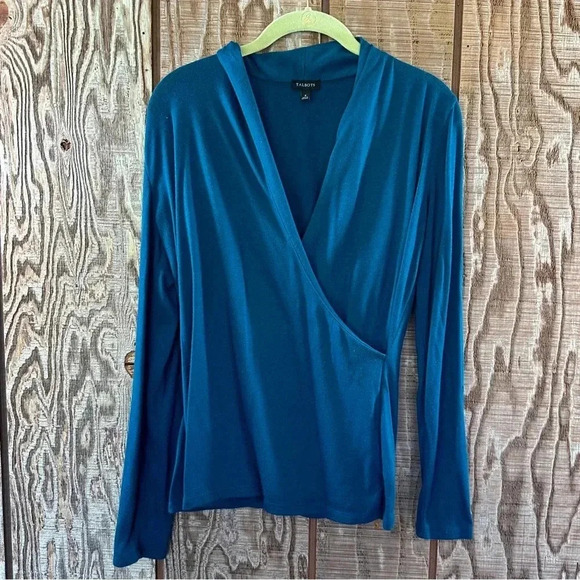 Talbots Tops - Talbots Top (Sz Sm) Deep Sea Blue